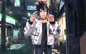 Cool Sasuke Uchiha Lollipop 4k Naruto Anime