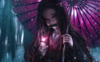 Cool Nezuko Kamado Demon Slayer 4k Demon Slayer Anime