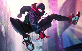 Cool Miles Morales Spiderman 4k Spiderman into Spiderverse