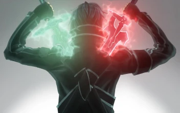 PC 4k Espada de Sword art online Kirito Anime