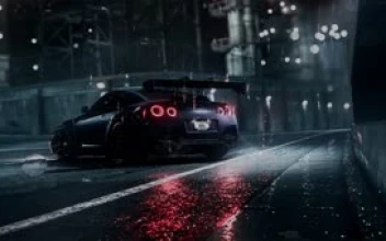 Fondo de Pantalla Animado Nissan GTR de Coches 🚗 en Movimiento