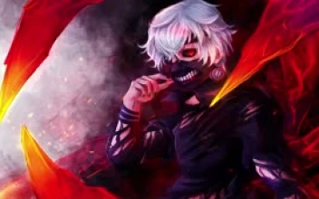 Fondo de Pantalla Animado Máscara de Ghoul de Tokyo Ghoul 🎭 en Movimiento