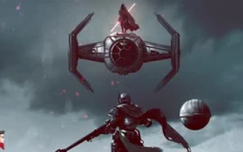Fondo de Pantalla Animado Nave de Star Wars 🛸 en Movimiento