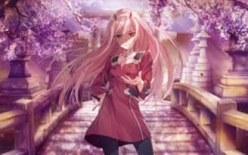 Fondo de Pantalla Animado de Darling In The Franxx Zero Two🌬️ en Movimiento