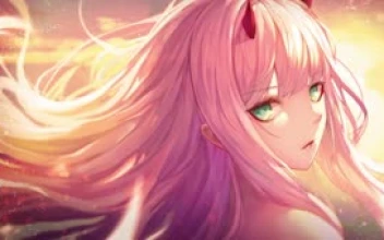 Fondo de Pantalla Animado Mirada de Zero Two 👀 en Movimiento