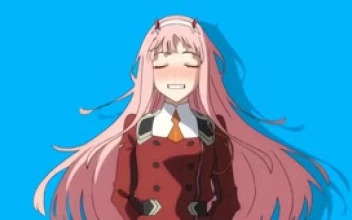 Fondo de Pantalla Animado de Zero Two Saltando😊 en Movimiento
