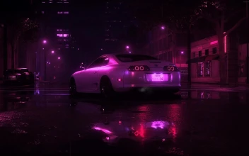 Fondo de Pantalla Animado Toyota Supra NFS de Coches✨ en Movimiento