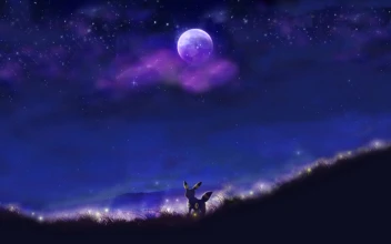 Fondo de Pantalla Animado Umbreon de Pokémon ⚫️ en Movimiento