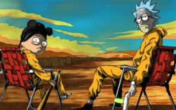 Fondo de Pantalla Animado Breaking Bad de Rick y Morty 💊 en Movimiento