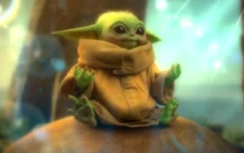 Fondo de Pantalla Animado Baby Yoda de Star Wars 👽 en Movimiento