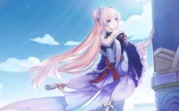 Fondo de Pantalla Animado Sangonomiya Kokomi de Genshin Impact 💧 en Movimiento