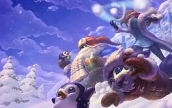 Fondo de Pantalla Animado Skins Día Nevado de League of Legends ❄︎ en Movimiento