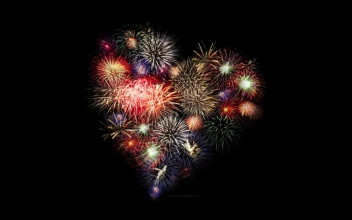 PC Heart Fireworks