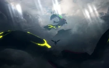 Fondo de Pantalla Animado Rayquaza de Pokémon 🐉 en Movimiento