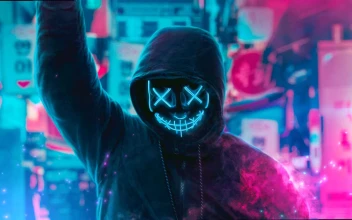 Cool Watch Dogs Neon Masked Guy 1080p