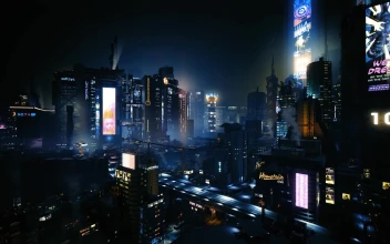 Cool Cyberpunk City 2077 1080p