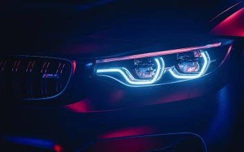 Cool BMW M4 Headlight 1080p