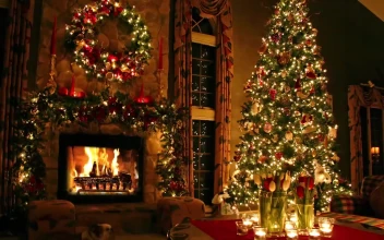 Cool Christmas Tree and Fireplace Live Wallpeper 1080p
