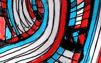 Stock 3d Worms Zoom Around