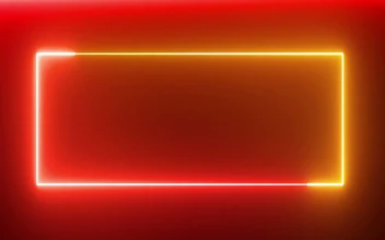 Neon Light Border Glowing Frame Hd Background Loop Animated Green Screen VFX Black Screen