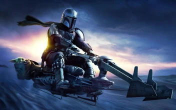 HD The Mandalorian speeder bike