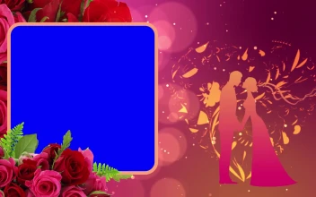 Wedding motion graphics templates Text Picture Holder Digital Invitation Card