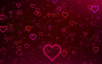 HD Romantic Motion Backgrounds For Edits Free Video Background Loops Flying hearts Loop