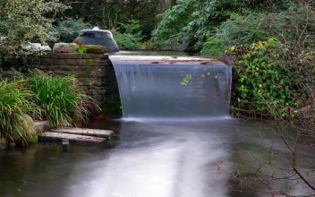 HD Relaxing Waterfall Garden