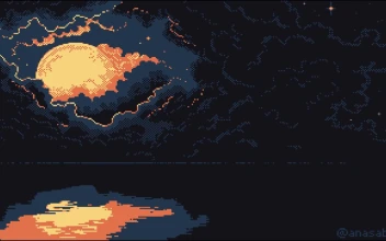 PC Pixel Evening Sun Free