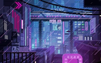 PC Pixel Cyberpunk Metropolis Free