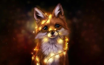 PC Cute Fox with Lights Free