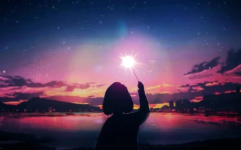 PC Girl with Sparkler Free