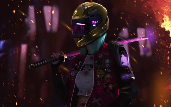 PC Cyberpunk Biker 1 Free