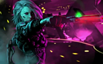 PC Cyborg Cyberpunk Girl Free