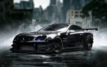 PC Black Race Car Free