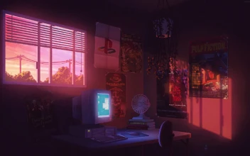 PC Sunset 90s Room Free