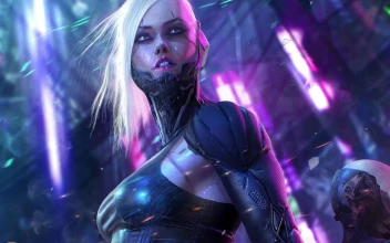 PC Cyberpunk Girl Cyborg Free