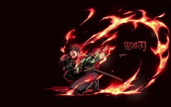 PC Tanjiro Fire Katana Demon Slayer Free