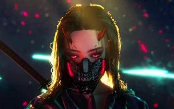 PC Cyberpunk Oni Mask Free