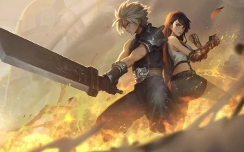 PC Cloud and Tifa Final Fantasy VII Remake Edit Free