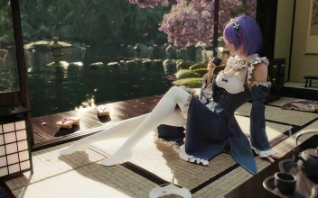 PC Re Zero Rem Tea Free