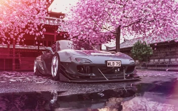 PC RX 7 Mazda Cherry Blossom Free