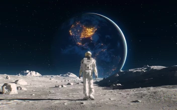 PC Spaceman Walking Home 4K Free