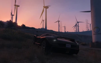 PC Sports Car Wind Turbines Free
