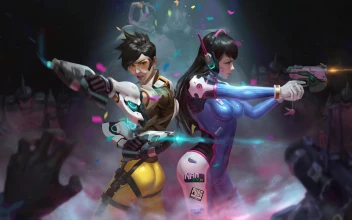 4K Dva And Tracer Overwatch For PC