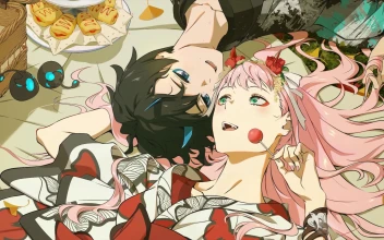 4K Zero Two And Hiro Lying Together Darling In The Franxx For PC