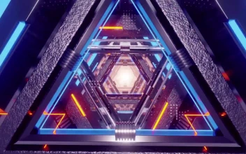 HD Video cyber prism Loop Video