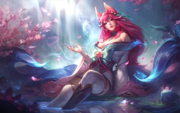 4K PC Spirit Blossom Ahri League Of Legends