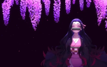 PC HD Nezuko Kamado Live Anime Wallpaper