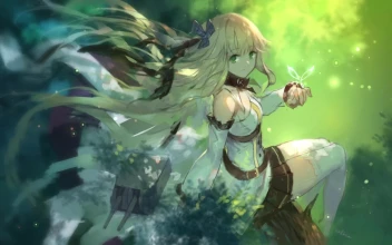 PC Desktop Aurora Butterfly Azur Lane